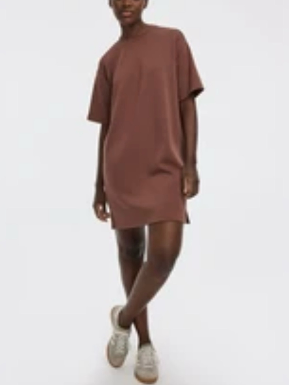 Reitmans T Shirt Dress Hyba Hylux Women Medium Wine Berry NWT